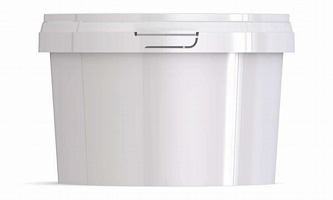 пластиковая банка с крышкой jetb 650 (0,65 л) пищевая круглая