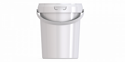 пластиковая банка (стакан) с крышкой jetb 1000 (1,05 л) с ручкой