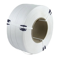 упаковочная лента полипропиленовая пп 19 мм х 1,0 мм (1000 м) белая