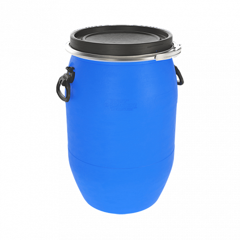 бочка пластиковая с крышкой 65 литров пищевая