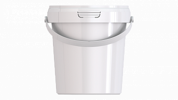 пластиковая банка с крышкой jetb 850 (0,85 л) пищевая (можно изготовить без ручки)