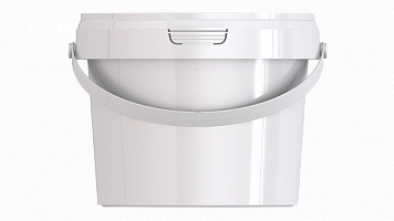 пластиковая банка с крышкой jetb 860 (0,86 л) пищевая (можно изготовить без ручки)