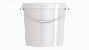 пластиковое ведро круглое jet 150 (15,9 л) с металлической ручкой