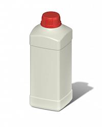 бутылка 1 л прямоугольная