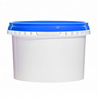 пластиковая банка jetb 548 (0,55 л) с синей крышкой