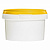 пластиковая банка jetb 280 (0,28 л) с желтой крышкой
