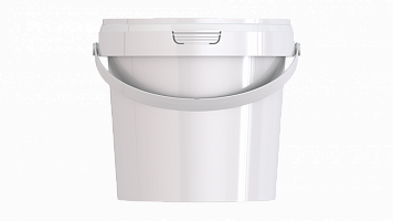 пластиковая банка с крышкой jetb 11 (1,1 л) пищевая (можно изготовить без ручки)